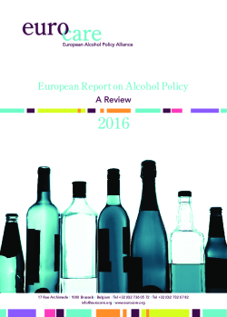 Alkoholpolitik in Europa - Studie Eurocare